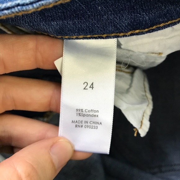 Kendall + Kylie 24 Shorts Denim Blue Jean Cutoffs - Picture 4 of 6